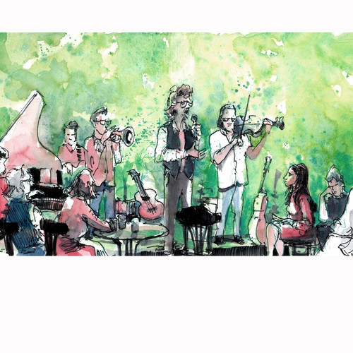 Aquarell Konzert der Musikschule Pforzheim in Almeria